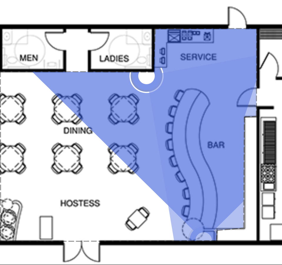 camera placement for shrinkage reduction