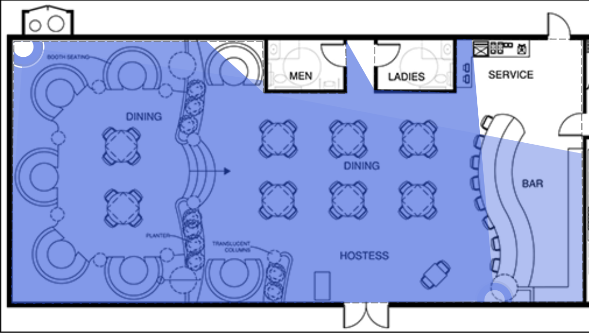 camera placement for shrinkage reduction