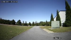 view at 100 feet from a 2.8mm 101 degree FOV lens 4MP security camera