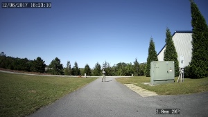 view at 50 feet from a 2.8mm 101 degree FOV lens 4MP security camera
