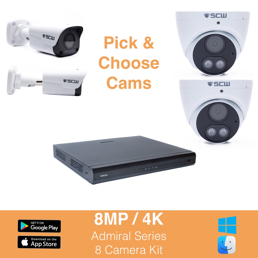 8 Camera 4K Admiral Series