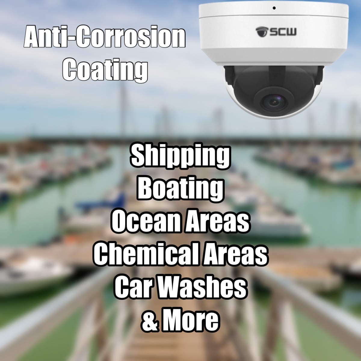 DISCONTINUED - The Sheriff 8.0 v2 with Anti-Corrosion - IK10, Dacromet Anti-Corrosion 4K Dome Camera