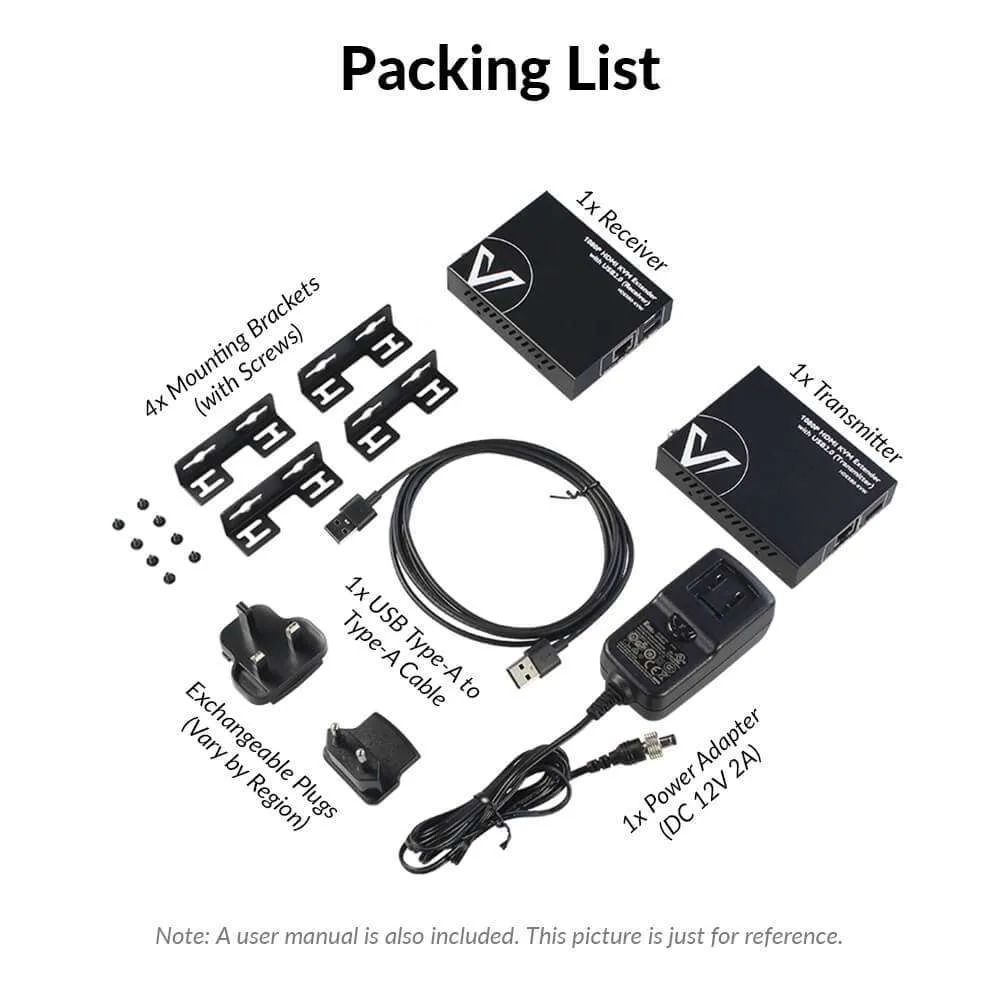 1080p HDMI Extender with USB - Up to 260FT