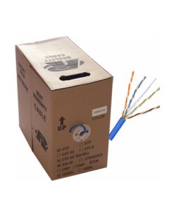 1000ft Network PLENUM rated CAT6, PVC, FULL COPPER (Commercial Grade) SCW-NCC6-1000PL