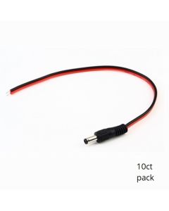 Pigtail Power Connectors Male (10pk) SCW-C201