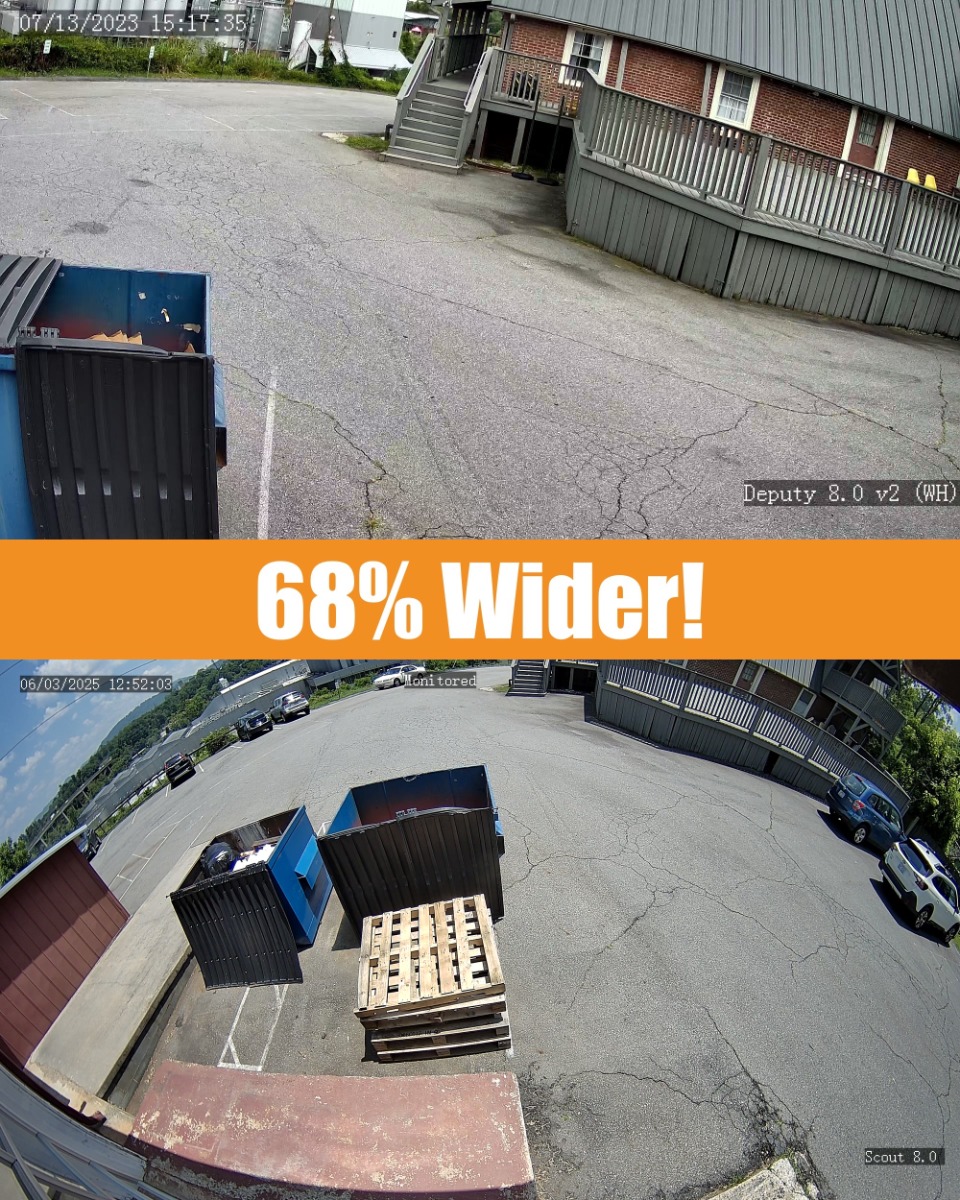 The Scout 8.0 180° - 4K Ultra Wide Angle Turret Camera