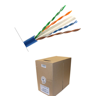 1000ft Network CAT6, UL, CMR, PVC, FULL COPPER (Commercial Grade) SCW-CAT6-1000BL