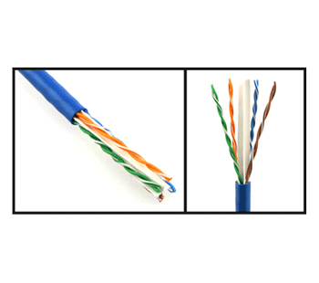 1000ft Network CAT6, UL, CMR, PVC, FULL COPPER (Commercial Grade) SCW-CAT6-1000BL