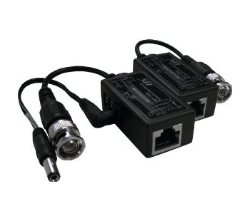 Passive Video Cat5 Balun (with power) SCW-B303