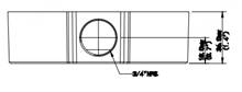 Electrical Box Mount for The Detective, Radius 5.0, Garrison 5.0 - EBM26DFT