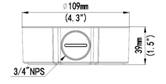 Electrical Box Mount for The Deputy v2, The Deputy v3, The Deputy v4, Deputy 8.0 v5, The Sheriff, The Scout and The Informant - EMB26DFD