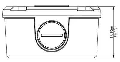 Round Electrical Box Mount for The Paladin 8.0, The Warrior 8.0v1, The Warrior 4.0 v3 and v5, The Warrior 8.0v3 - EMB26BFR