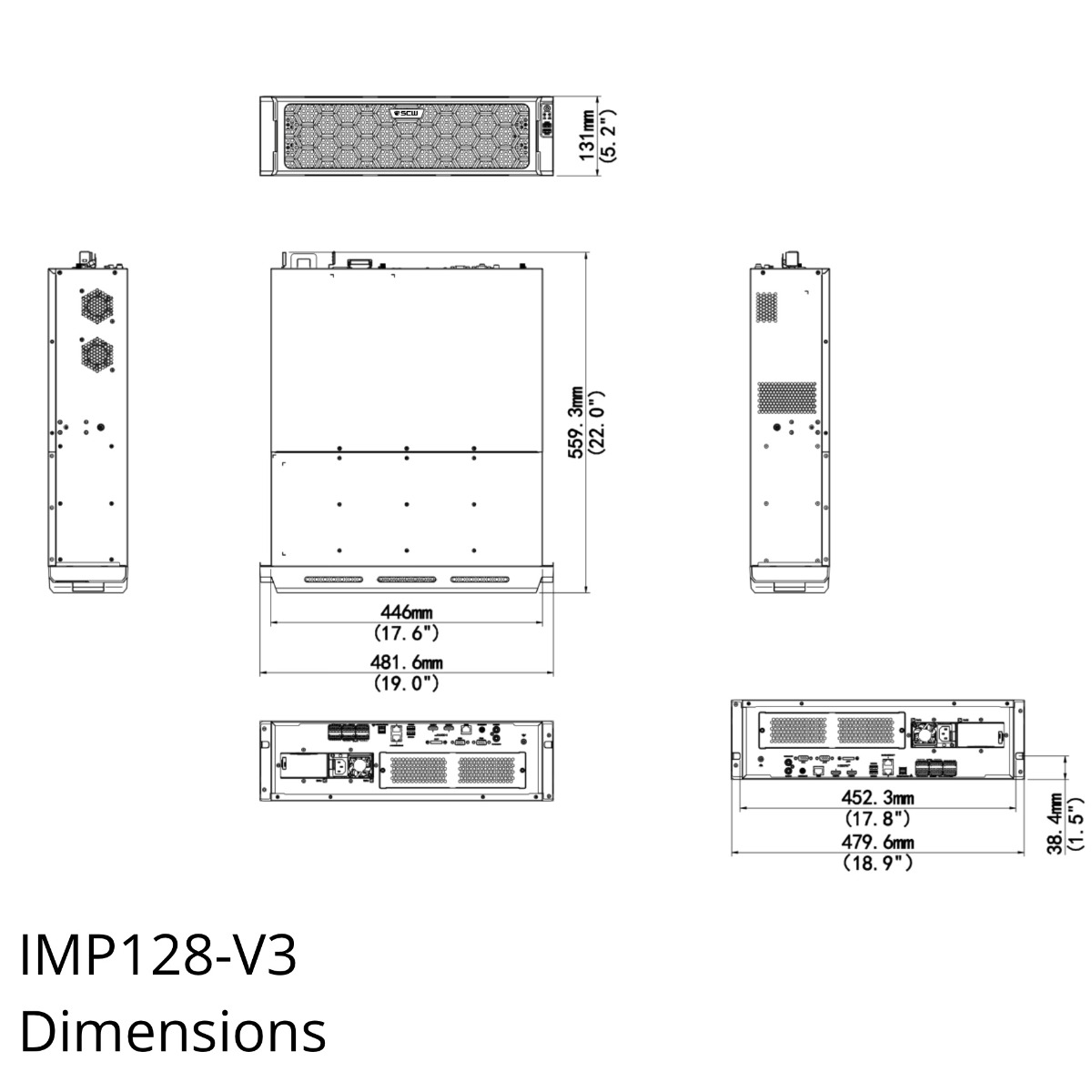The Imperial 128 Channel v3 4K AI NVR - IMP128-V3
