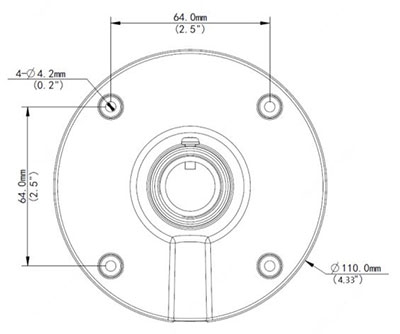 Ceiling Mount with 200mm Pendant for Deputy, Detective, Sheriff, Informant, Radius, Judge, Scout - IPM26DF