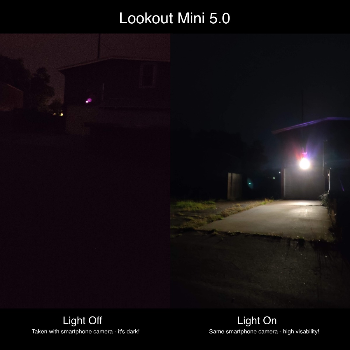 (DISCONTINUED) The Lookout Mini 5.0 - Mini PTZ with 4x zoom and active deterrence light