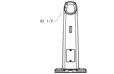 Long Wall Mount for Lookout, Laser, Watchkeeper, Spotlight, Scope, Beacon - LWM26ZV