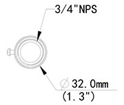 500mm Pendant Extension for Deputy, Detective, Sheriff, Informant, Radius, Judge, Scout - PM26DF-500
