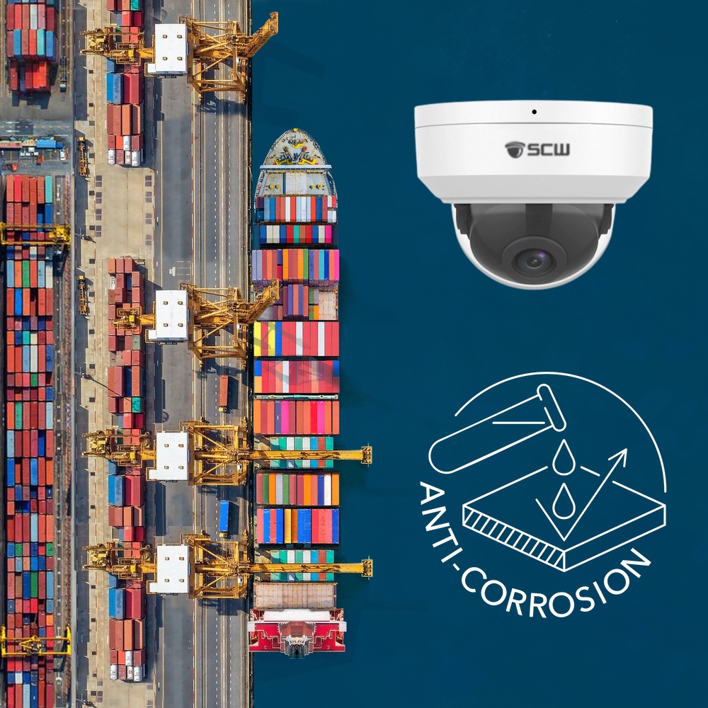 DISCONTINUED - The Sheriff 8.0 v2 with Anti-Corrosion - IK10, Dacromet Anti-Corrosion 4K Dome Camera