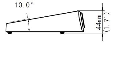 Tilted Ceiling Electrical Box Mount for The Radius 12.0 and The Judge - TMB26P