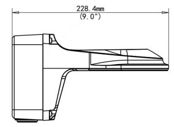 Wall Mount Bracket for The Deputy v2-5, The Sheriff, The Scout and The Informant - WMB26DF